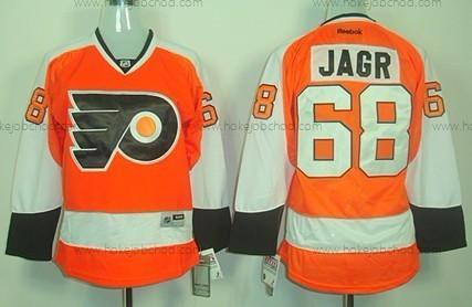 Žena Philadelphia Flyers #68 Jaromir Jagr Oranžová Dres