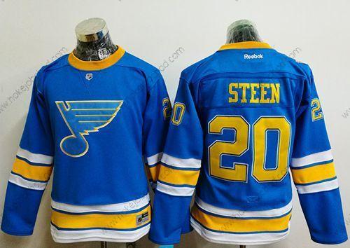 Žena St. Louis Blues #20 Alexander Steen Modrý 2017 Zimní Klasický Sešitý NHL Dres