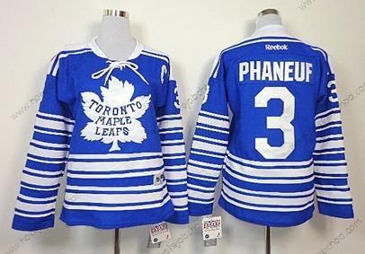 Žena Toronto Maple Leafs #3 Dion Phaneuf 2014 Zimní Klasický Modrý Dres