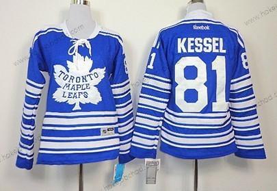 Žena Toronto Maple Leafs #81 Phil Kessel 2014 Zimní Klasický Modrý Dres