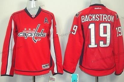 Žena Washington Capitals #19 Nicklas Backstrom Červené Dres