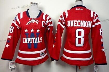 Žena Washington Capitals #8 Alex Ovechkin 2015 Zimní Klasický Červené Dres